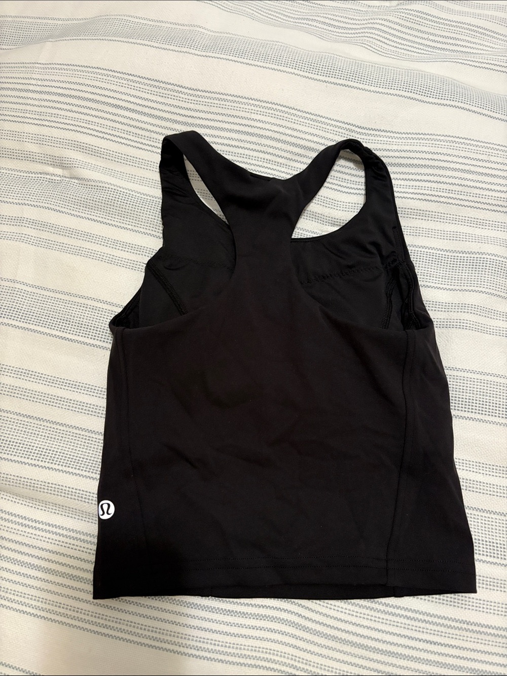 lululemon athletica Black Racerback Tank Top